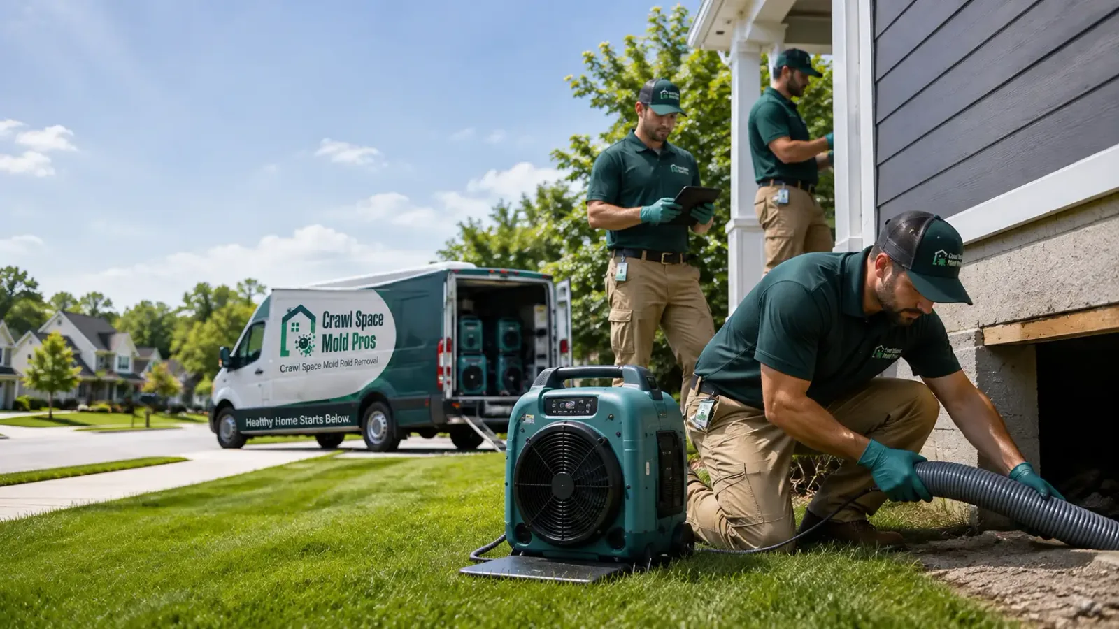 Crawl Space Mold Removal in Port Clinton, PA